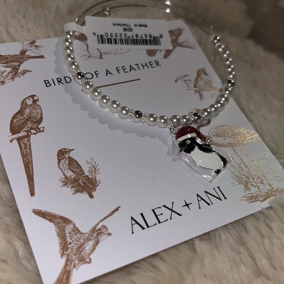 Alex and Ani penguin charm bracelet - Picture 1 of 6